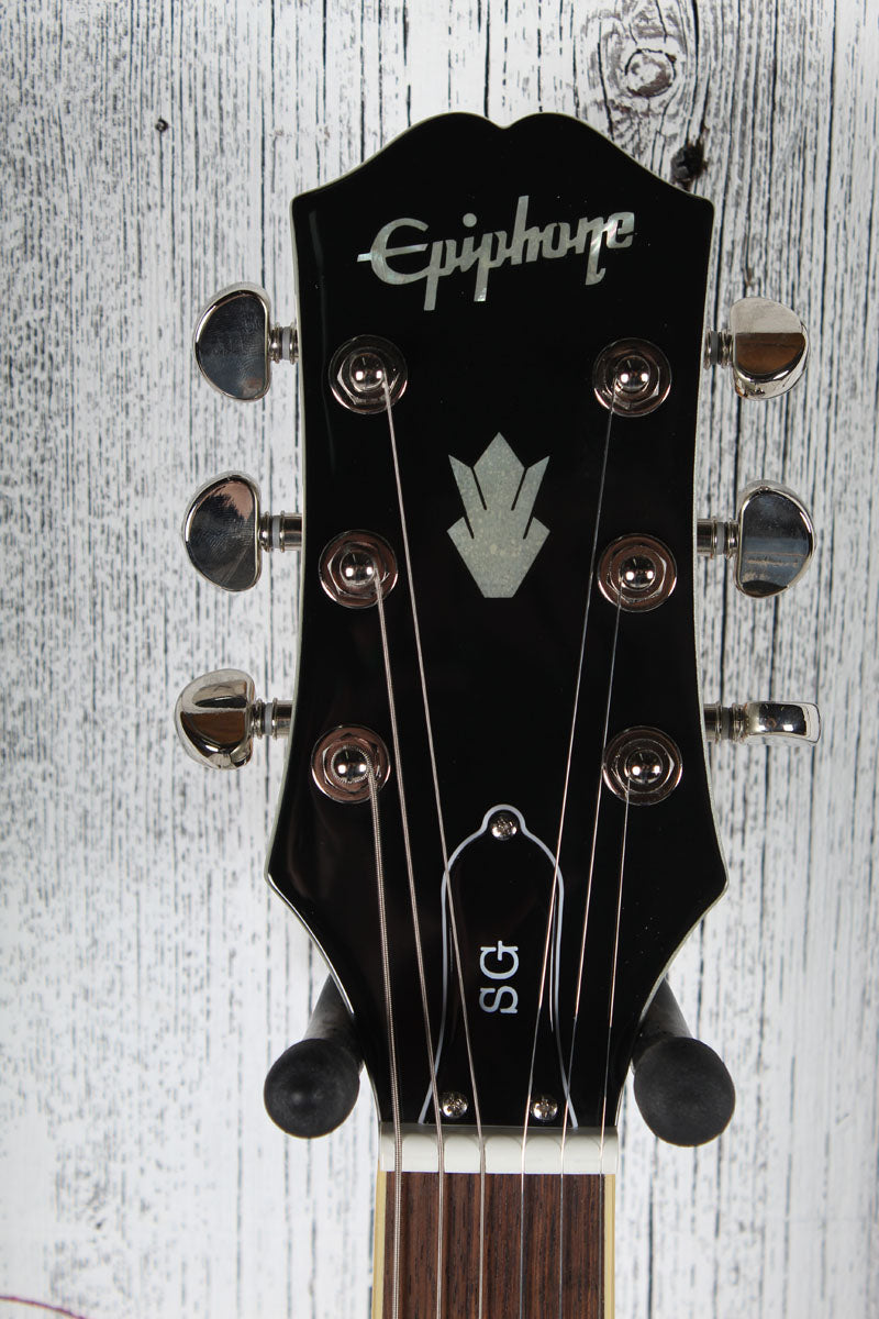 Epiphone SG Standard Solid Body Electric Guitar Silver Mist with Gig Bag