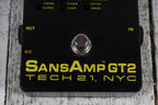 Tech 21 SansAmp GT2 Tube Amplifier Emulator Pedal Electric Guitar Effects Pedal