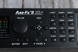 Fractal Axe FXII XL+ Rack Mount Effects Unit with MeloAudio Midi Controller