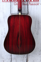 Load image into Gallery viewer, Alvarez Artist 5043 Dreadnought Acoustic Guitar Transparent Red Finish