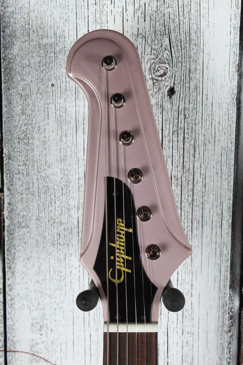 Epiphone 1963 Firebird Electric Guitar Heather Poly with Hardshell Case