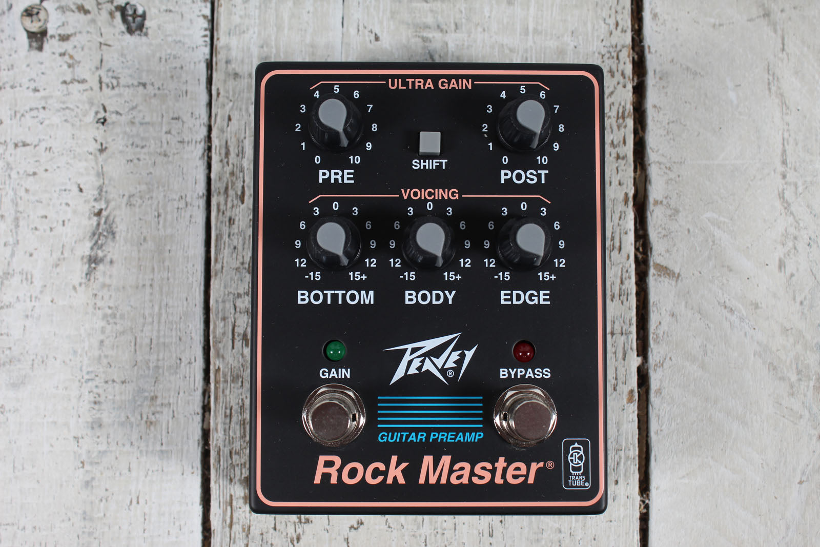 Peavey Rock Master PreAmp Pedal Electric Guitar Preamp Effects Pedal Main image