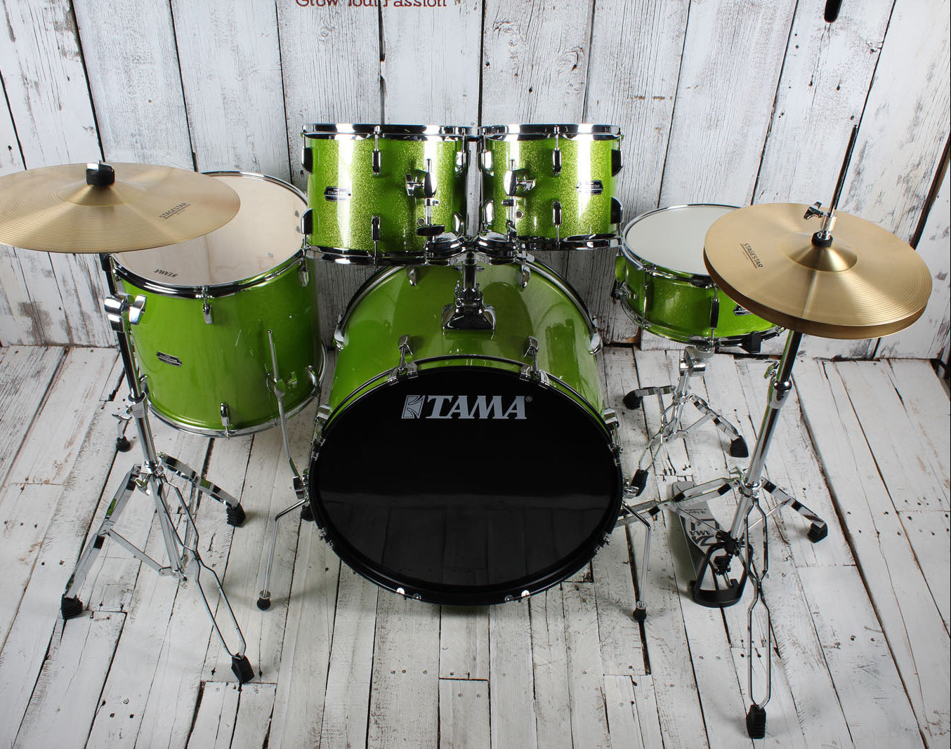 Tama  Stagestar 5 Piece Complete Drum Set with Stands and Throne Main image