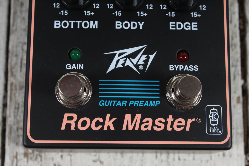 Peavey Rock Master PreAmp Pedal Electric Guitar Preamp Effects Pedal