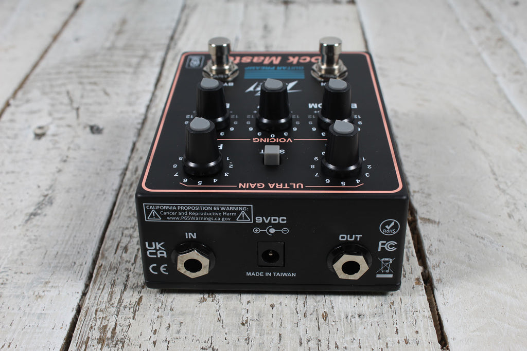 Peavey Rock Master PreAmp Pedal Electric Guitar Preamp Effects Pedal