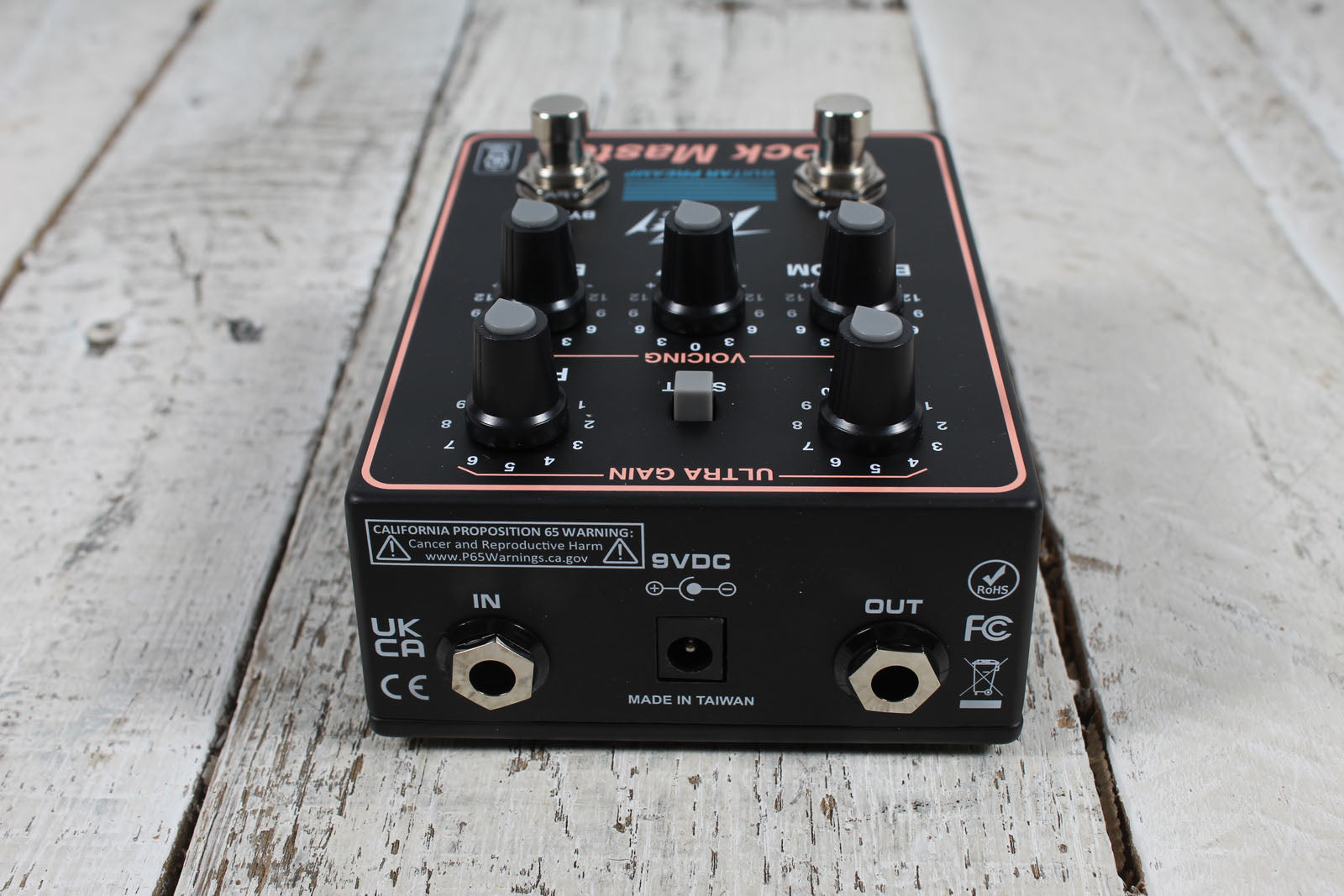 Peavey Rock Master PreAmp Pedal Electric Guitar Preamp Effects Pedal