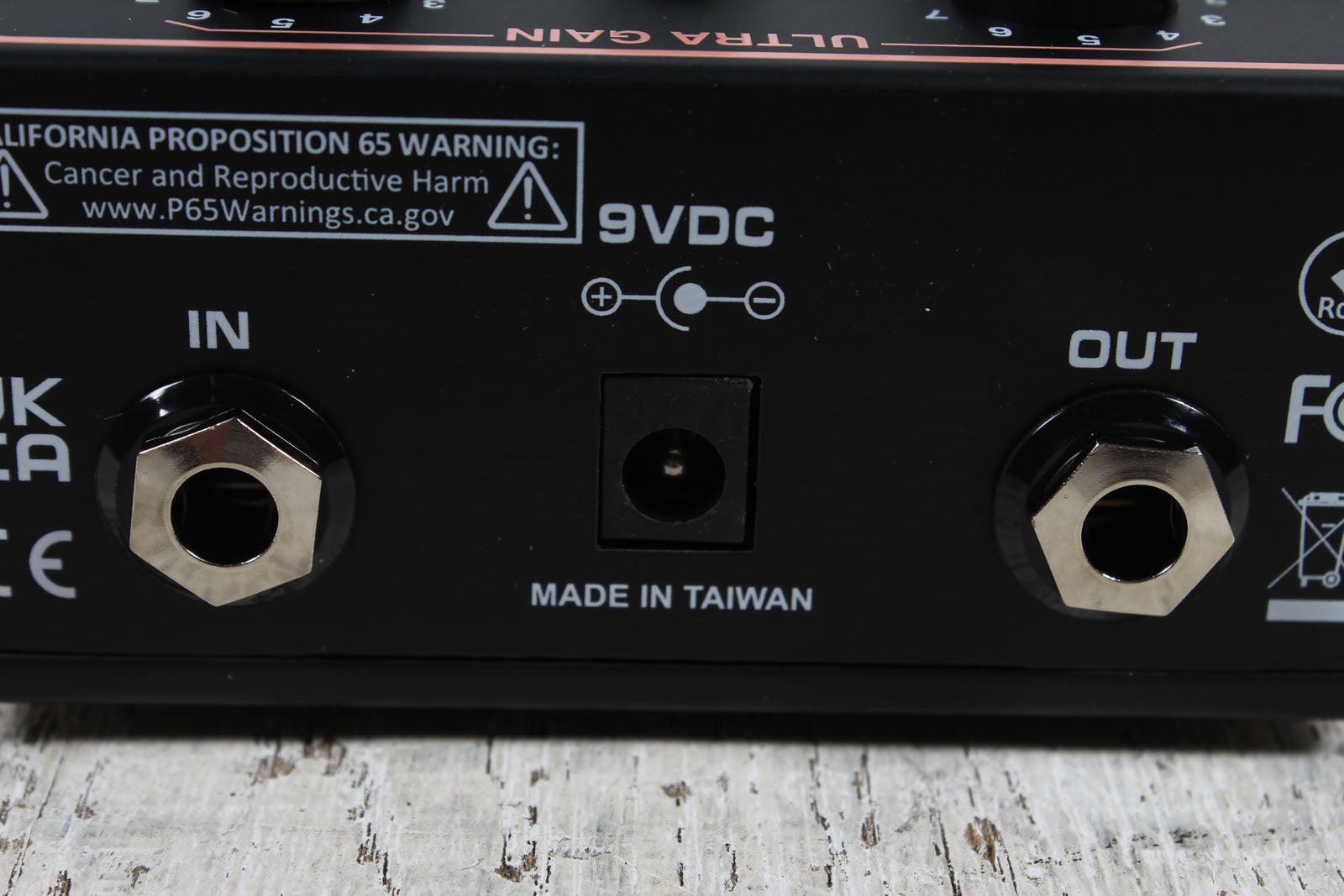 Peavey Rock Master PreAmp Pedal Electric Guitar Preamp Effects Pedal