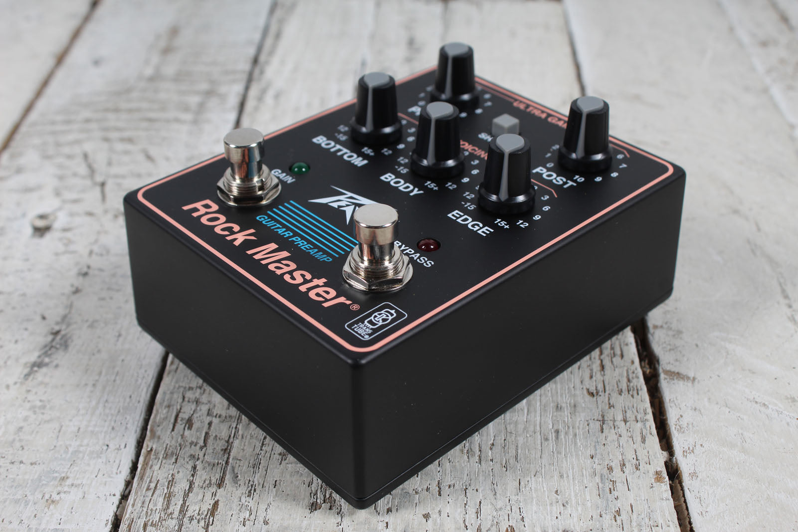 Peavey Rock Master PreAmp Pedal Electric Guitar Preamp Effects Pedal