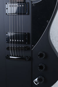Schecter Ultra Single Cut Solid Body Electric Guitar Satin Black Finish