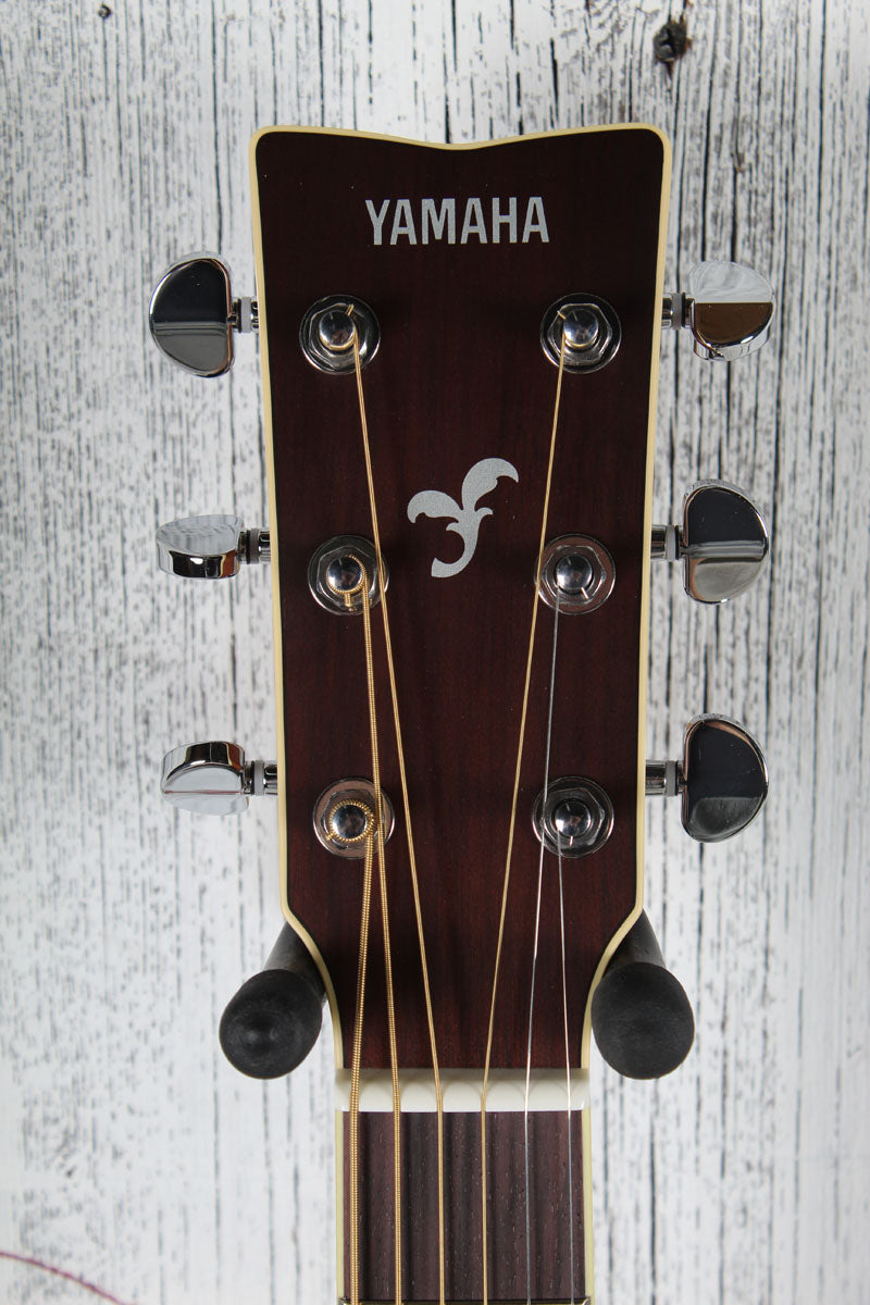 Yamaha FS830 DSR Concert Body Acoustic Guitar Solid Spruce Top Dusk Sun Red