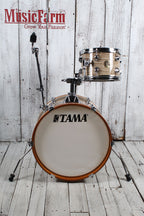 Tama Club-JAM LJK48S 4 Piece Shell Pack Drum Kit w Snare Drum Cream Marble Wrap