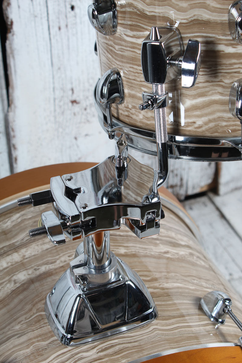 Tama Club-JAM LJK48S 4 Piece Shell Pack Drum Kit w Snare Drum Cream Marble Wrap