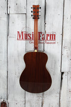 Yamaha FS830 DSR Concert Body Acoustic Guitar Solid Spruce Top Dusk Sun Red