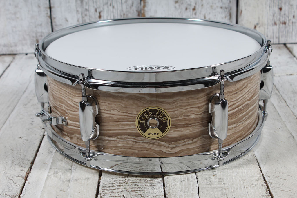 Tama Club-JAM LJK48S 4 Piece Shell Pack Drum Kit w Snare Drum Cream Marble Wrap