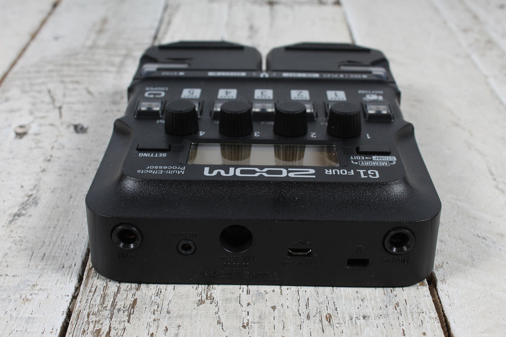 Zoom G1 Four Guitar Multi-Effects Processor with Manual