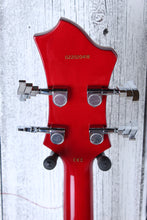 Load image into Gallery viewer, Hagstrom Viking Bass Semi Hollow Body 4 String Electric Bass Guitar Wild Cherry