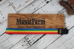 Levy's M8POLY-RNB-L 2 Inch Wide The Music Farm Polypropylene Guitar Strap Rainbow
