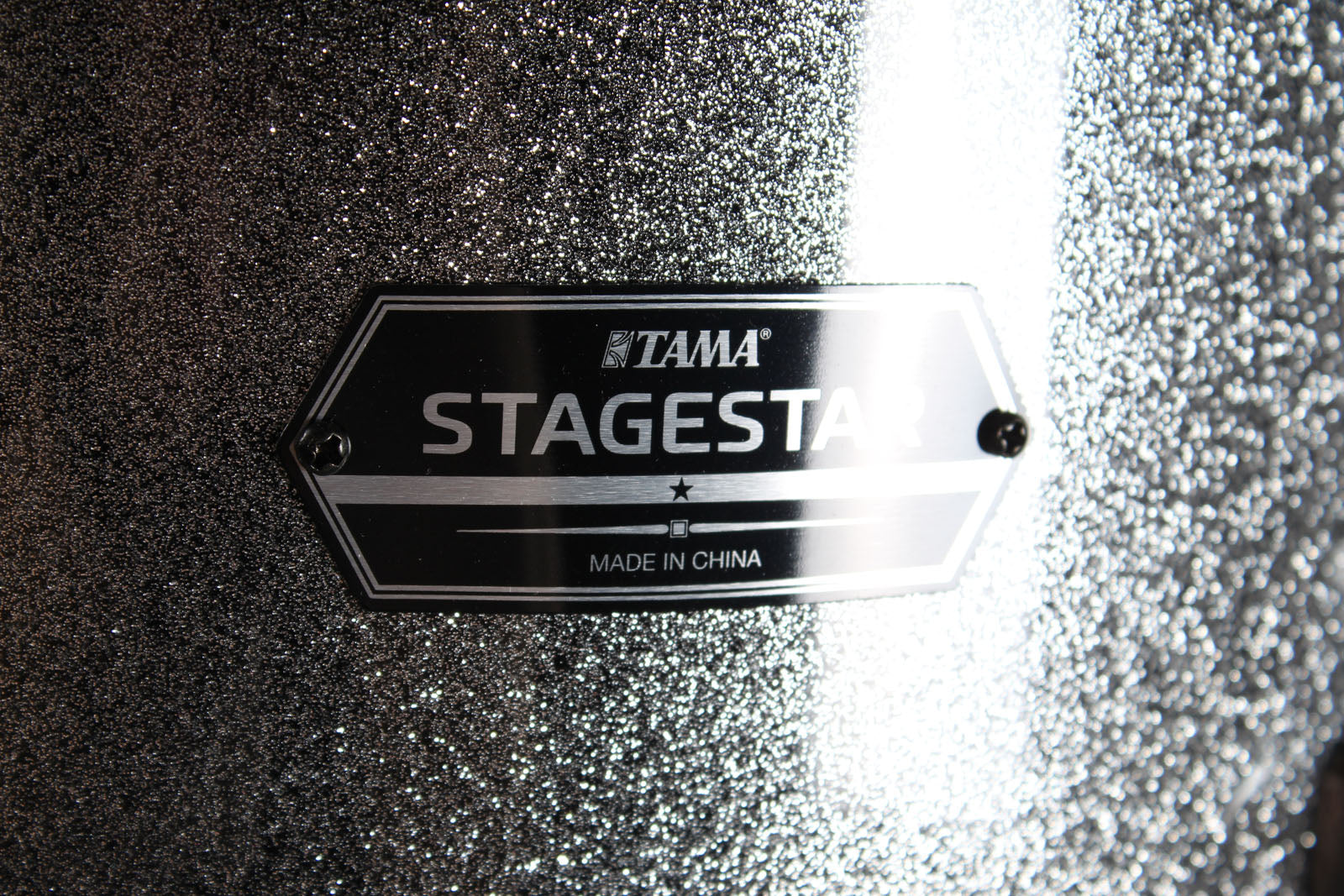 Tama ST52H5CCSS Stagestar 5 Piece Complete Drum Set with Stands and Throne Cosmic Silver Sparkle