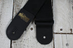 Levy's M8POLY-BLK-L 2 Inch Wide The Music Farm Polypropylene Guitar Strap Black