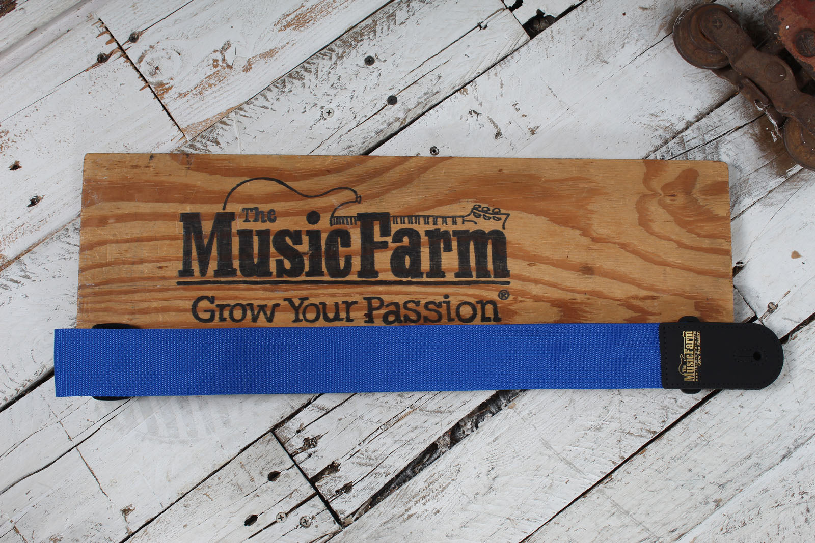 Levy's M8POLY-ROY-L 2 Inch Wide The Music Farm Polypropylene Guitar Strap Royal Blue Secondary image