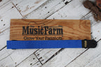 Levy's M8POLY-ROY-L 2 Inch Wide The Music Farm Polypropylene Guitar Strap Royal Blue