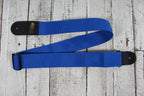 Levy's M8POLY-ROY-L 2 Inch Wide The Music Farm Polypropylene Guitar Strap Royal Blue