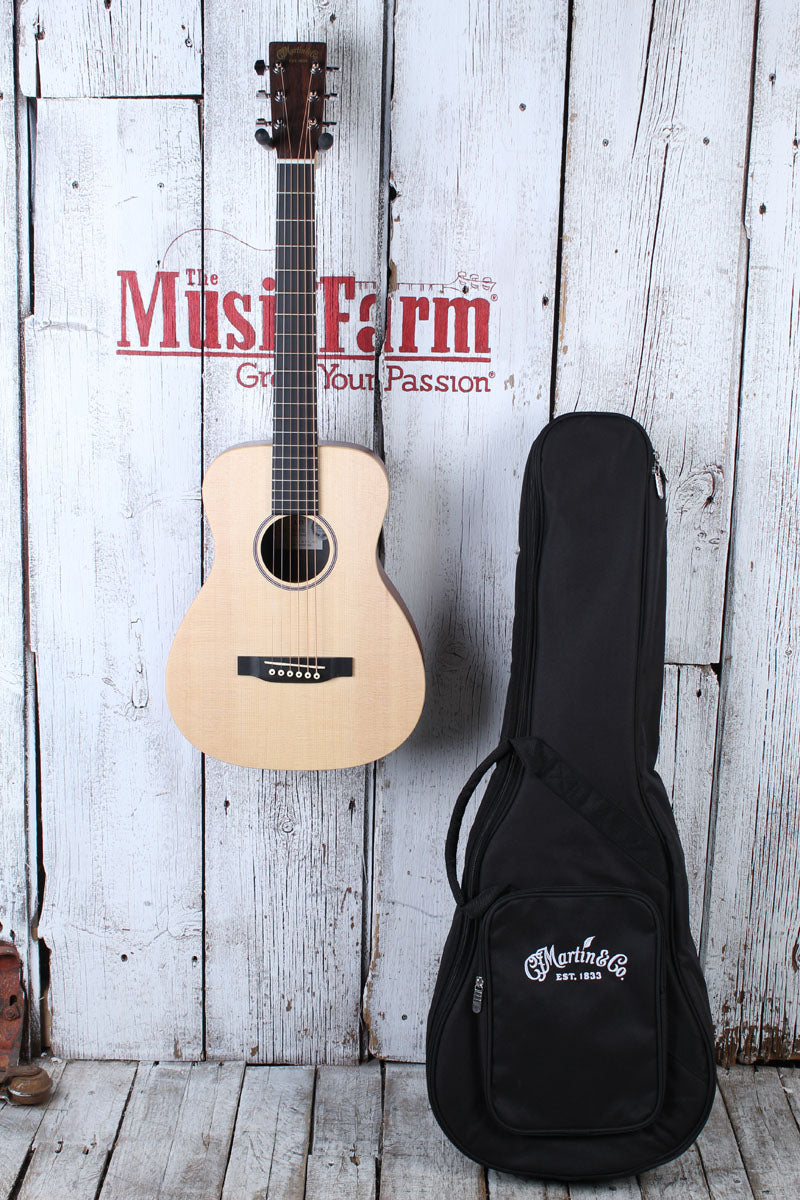 Martin LX1 Little Martin Left Handed Acoustic Guitar Solid Spruce Top w Gig Bag