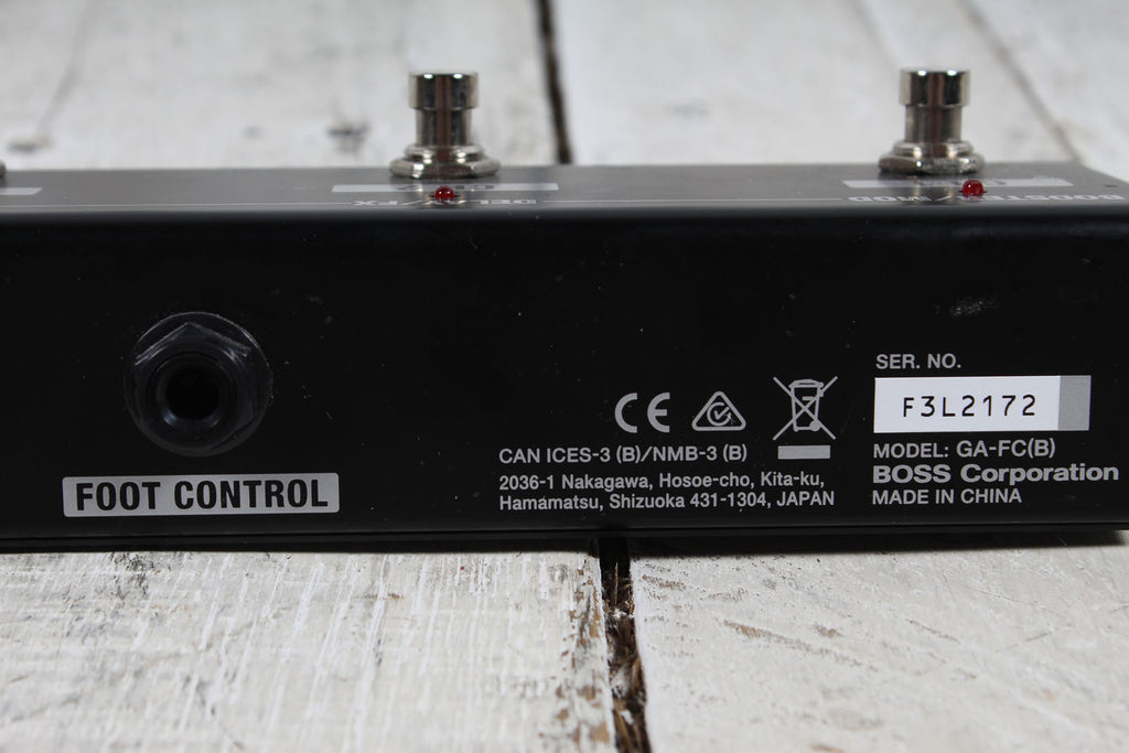 Boss GA‑FC Foot Controller for Boss and Roland Electric Guitar Amplifiers