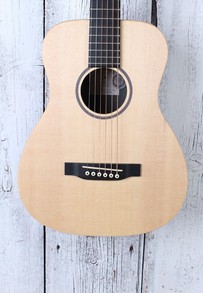 Martin LX1 Little Martin Left Handed Acoustic Guitar Solid Spruce Top w Gig Bag