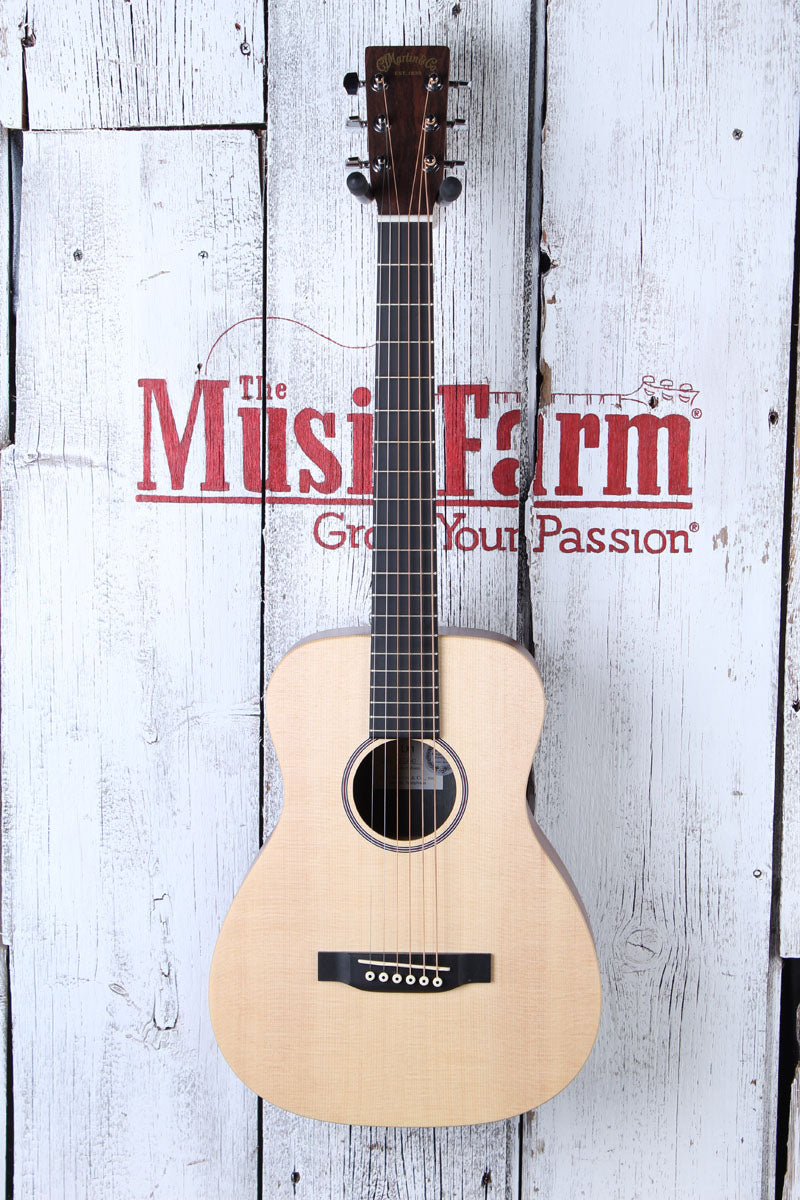 Martin LX1 Little Martin Left Handed Acoustic Guitar Solid Spruce Top w Gig Bag