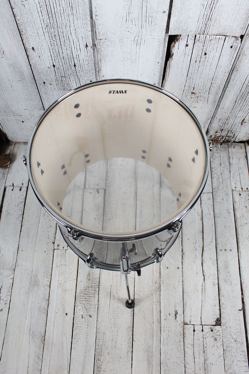 Tama ST52H5CCSS Stagestar 5 Piece Complete Drum Set with Stands and Throne Cosmic Silver Sparkle