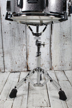 Tama ST52H5CCSS Stagestar 5 Piece Complete Drum Set with Stands and Throne Cosmic Silver Sparkle