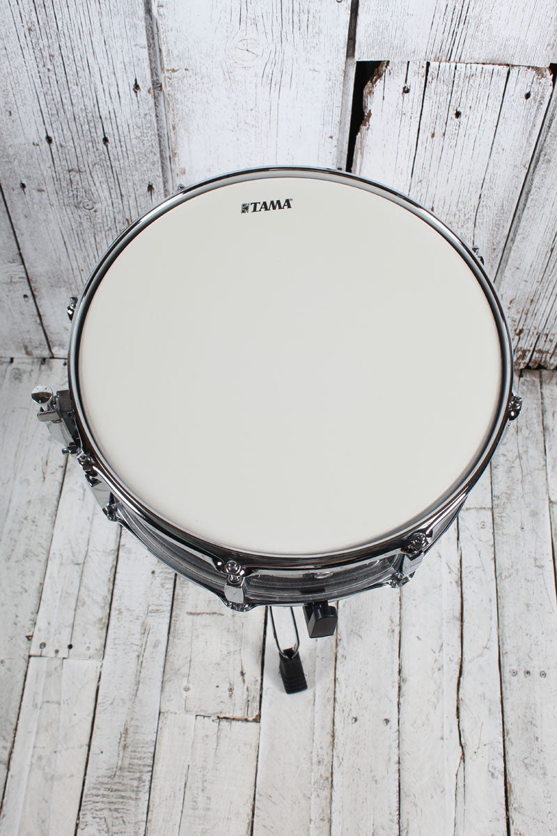 Tama ST52H5CCSS Stagestar 5 Piece Complete Drum Set with Stands and Throne Cosmic Silver Sparkle