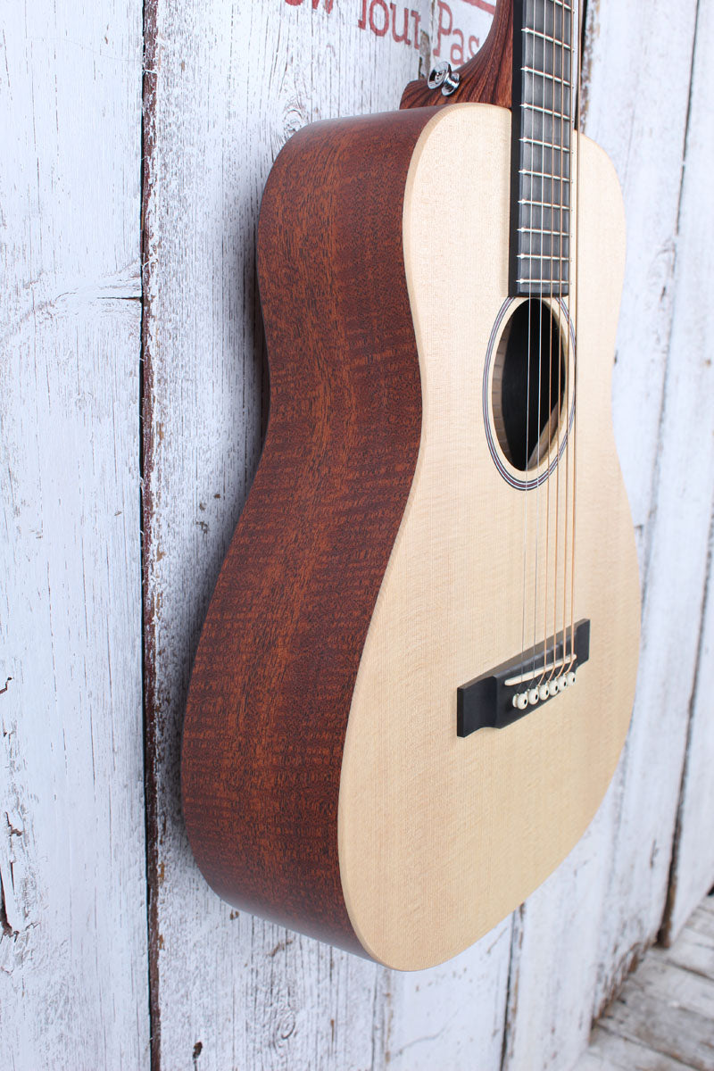 Martin LX1 Little Martin Left Handed Acoustic Guitar Solid Spruce Top w Gig Bag