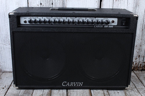 Carvin SX-300 Amplifier Electric Guitar 100 Watt 2 x 12 Combo Amplifier with Footswitch