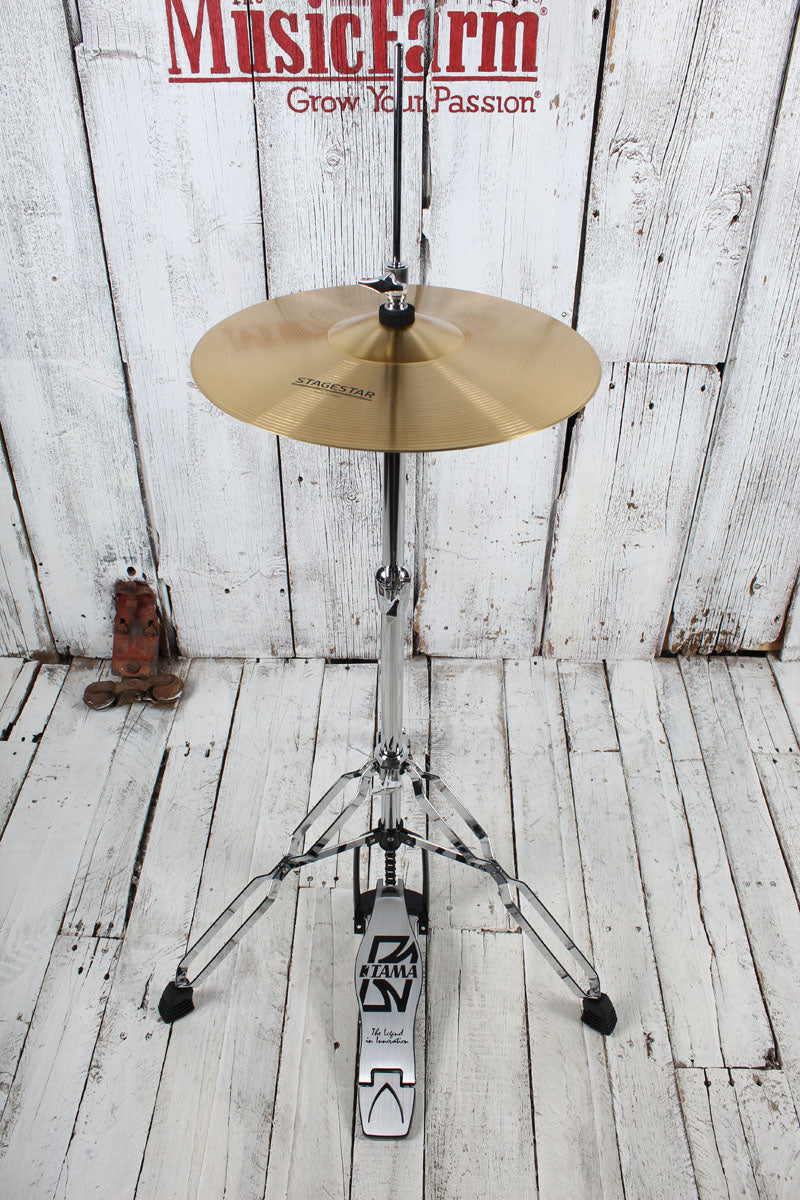 Tama ST52H5CCSS Stagestar 5 Piece Complete Drum Set with Stands and Throne Cosmic Silver Sparkle