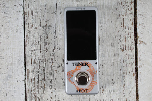 AFOT Chromatic Guitar Tuner Pedal Electric Guitar Tuner Effects Pedal