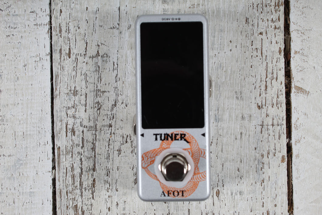AFOT Chromatic Guitar Tuner Pedal Electric Guitar Tuner Effects Pedal