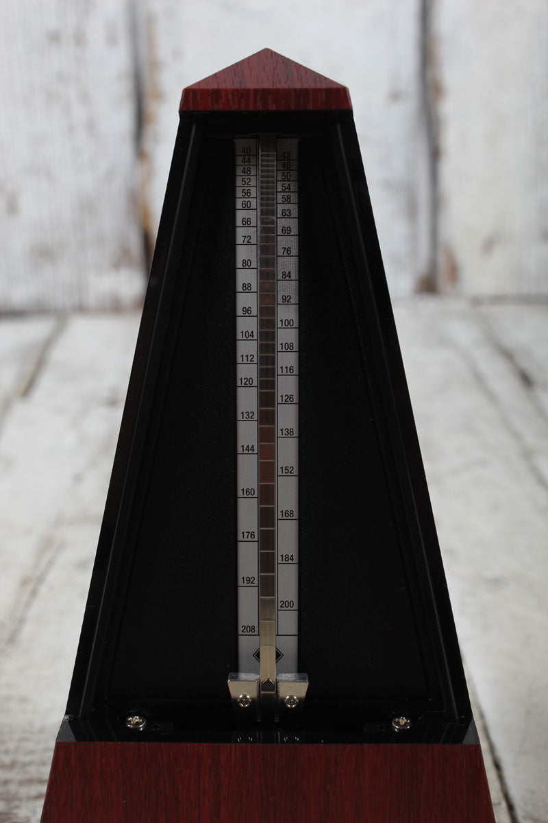 Wittner W845111 Traditional Mechanical Pyramid Pendulum Metronome Faux Mahogany