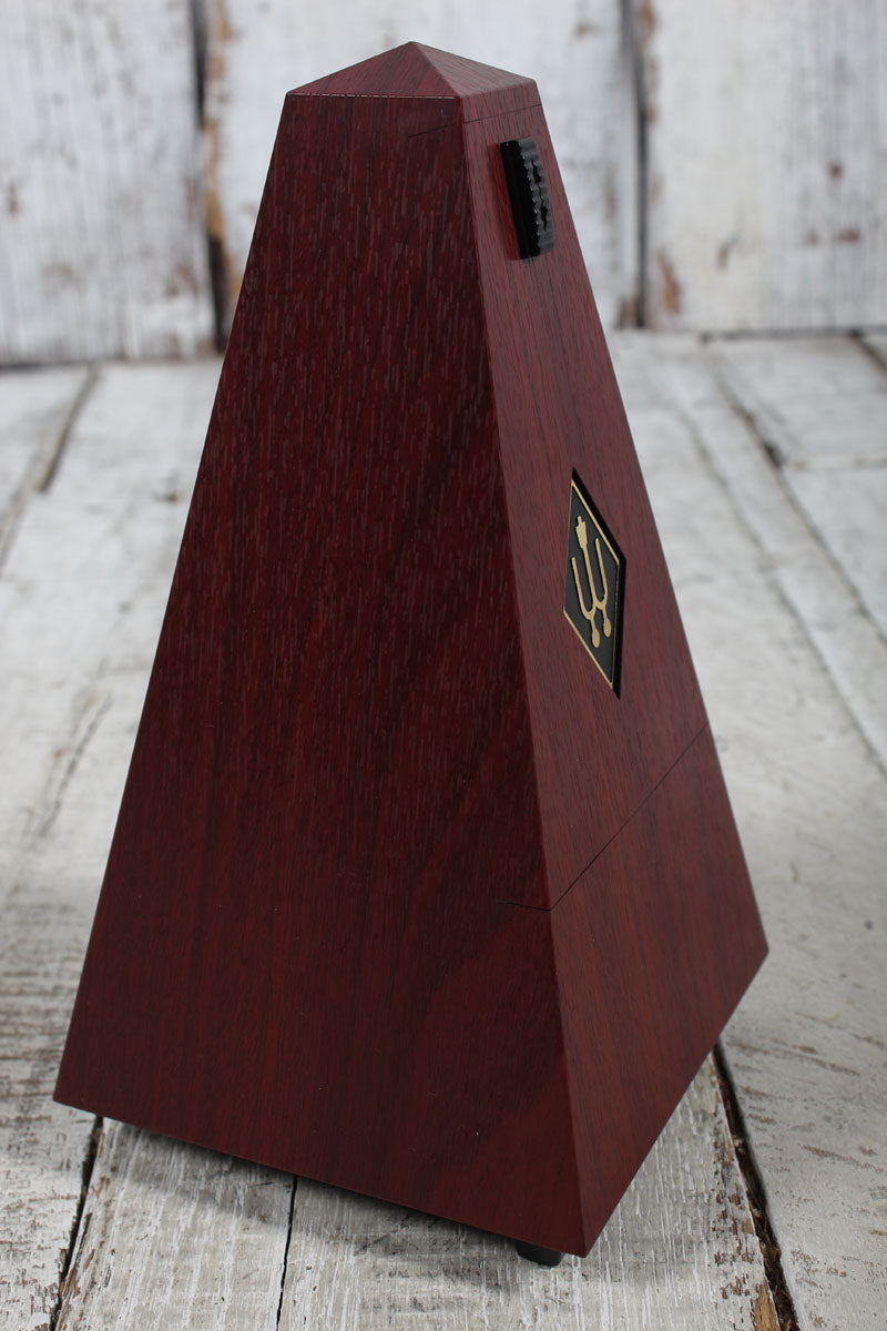 Wittner W845111 Traditional Mechanical Pyramid Pendulum Metronome Faux Mahogany
