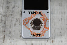 Load image into Gallery viewer, AFOT Chromatic Guitar Tuner Pedal Electric Guitar Tuner Effects Pedal