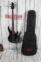 Yamaha TRBX604FM TBL 4 String Electric Bass Guitar Flame Maple Top Trans Black