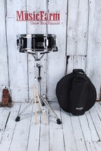 Load image into Gallery viewer, Mendini by Cecilio 14 x 5.5 inches Snare Drum Kit Practice Snare Drum with Gig Bag Sticks and Stand