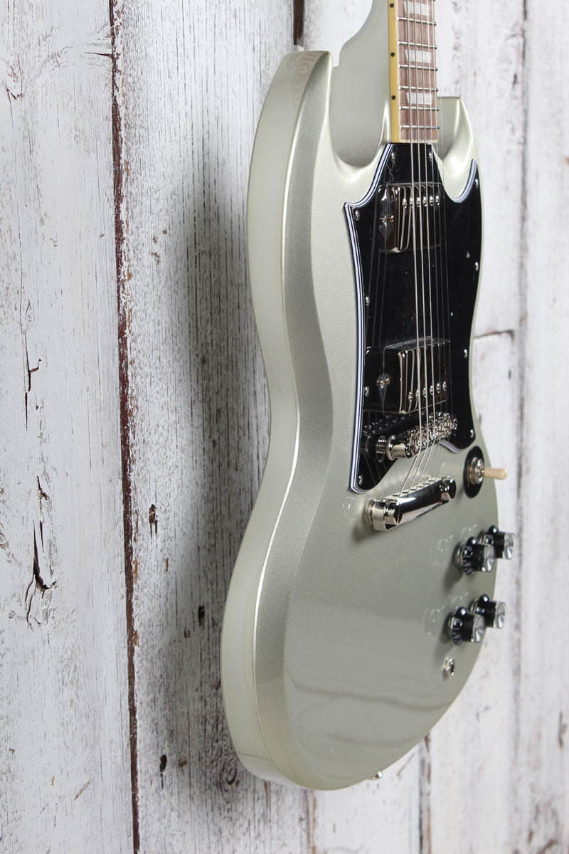 Epiphone SG Standard Solid Body Electric Guitar Silver Mist with Gig Bag