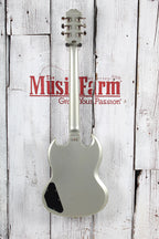 Epiphone SG Standard Solid Body Electric Guitar Silver Mist with Gig Bag