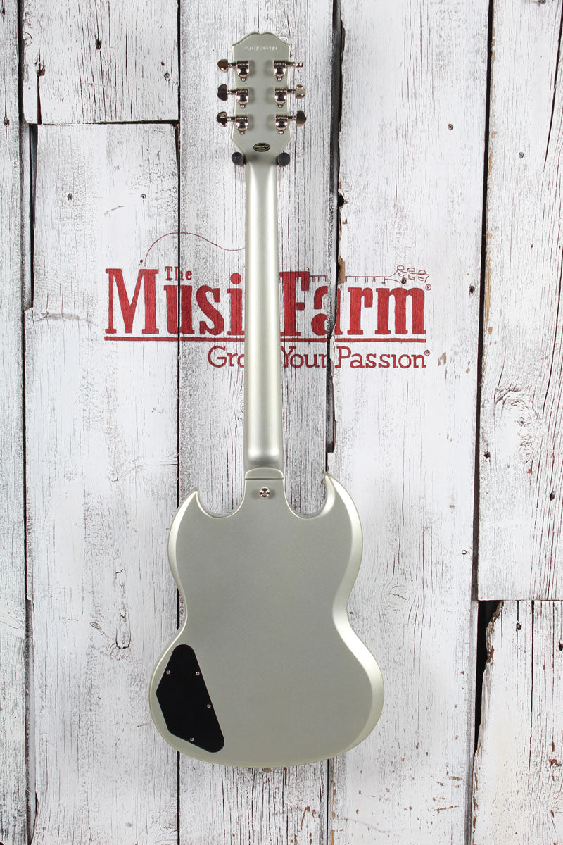 Epiphone SG Standard Solid Body Electric Guitar Silver Mist with Gig Bag