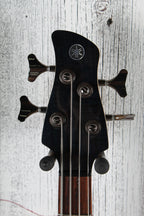 Yamaha TRBX604FM TBL 4 String Electric Bass Guitar Flame Maple Top Trans Black