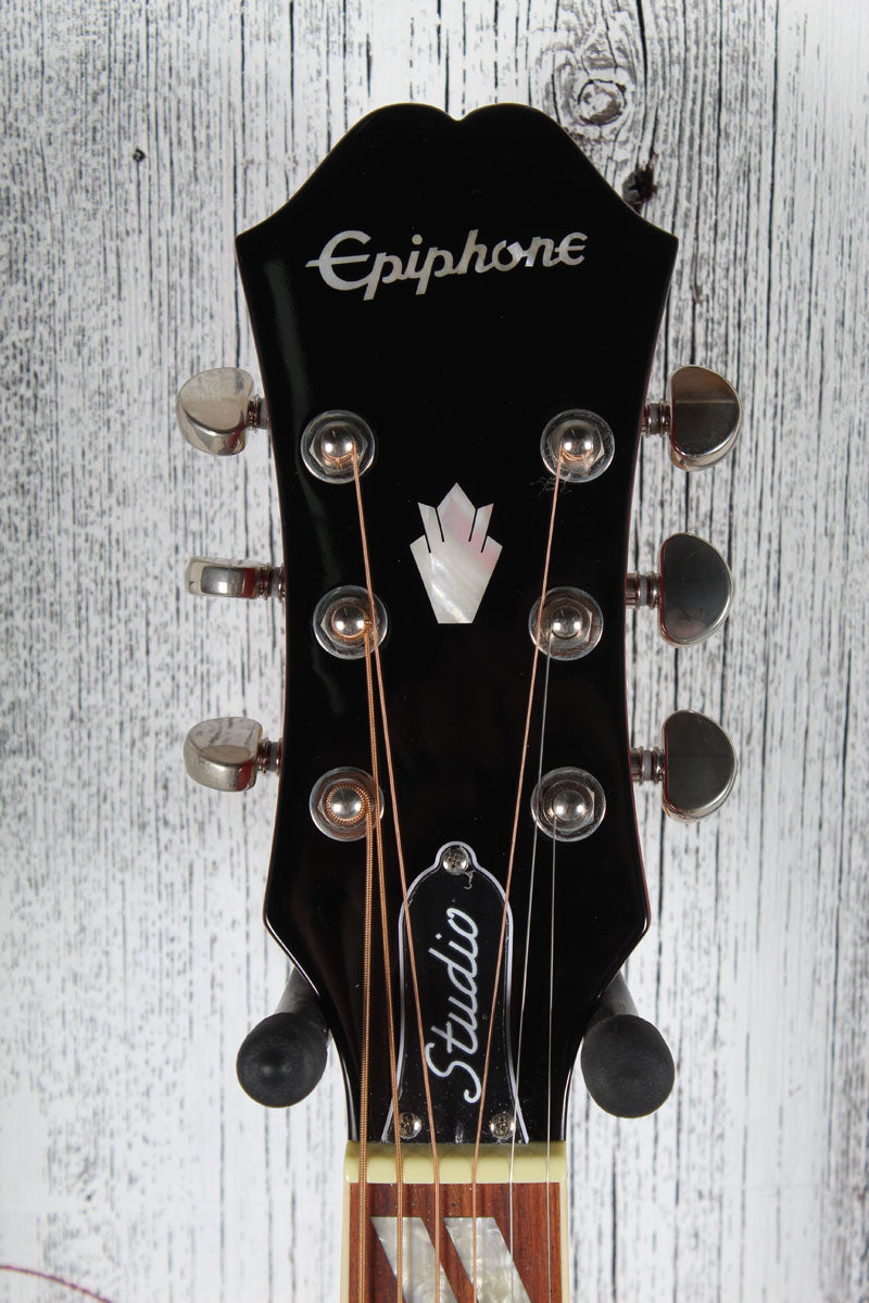 Epiphone Hummingbird Studio Acoustic Electric Guitar Faded Cherry Sunburst