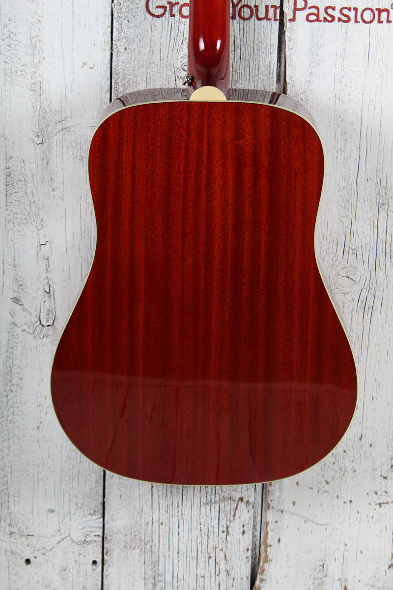 Epiphone Hummingbird Studio Acoustic Electric Guitar Faded Cherry Sunburst