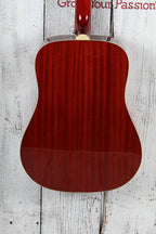 Epiphone Hummingbird Studio Acoustic Electric Guitar Faded Cherry Sunburst
